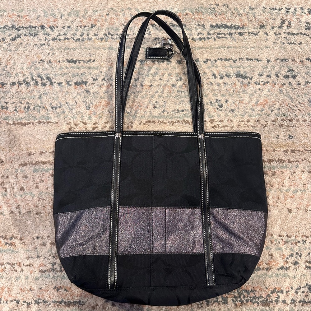 Coach Black Tote Bag